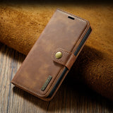 Etui portefeuille + Coque Magnétique pour iPhone