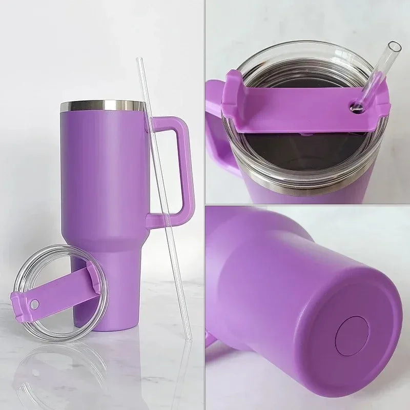 Thermos avec poignée et paille - 1200ml