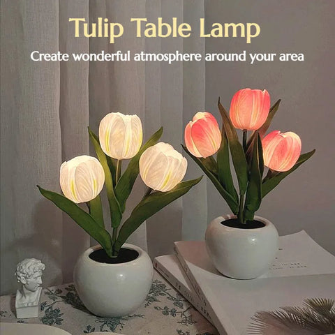 Lampe Tulipe Pot de fleur