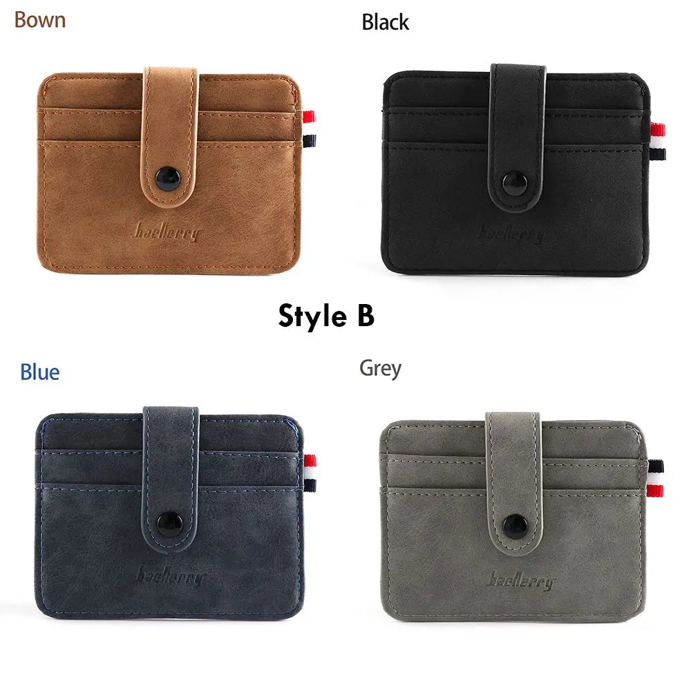 Porte-Cartes FRENCHY en Cuir PU