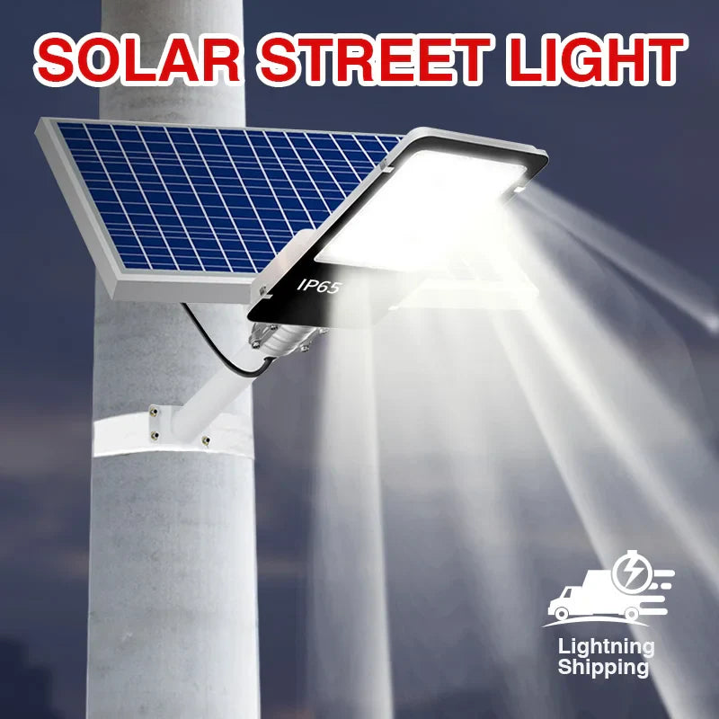 Réverbère Solaire IP65 avec Télécommande Étanche