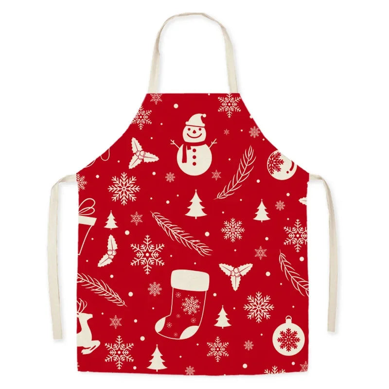 Tablier de Noël Rouge & Blanc - Cuisine Festive