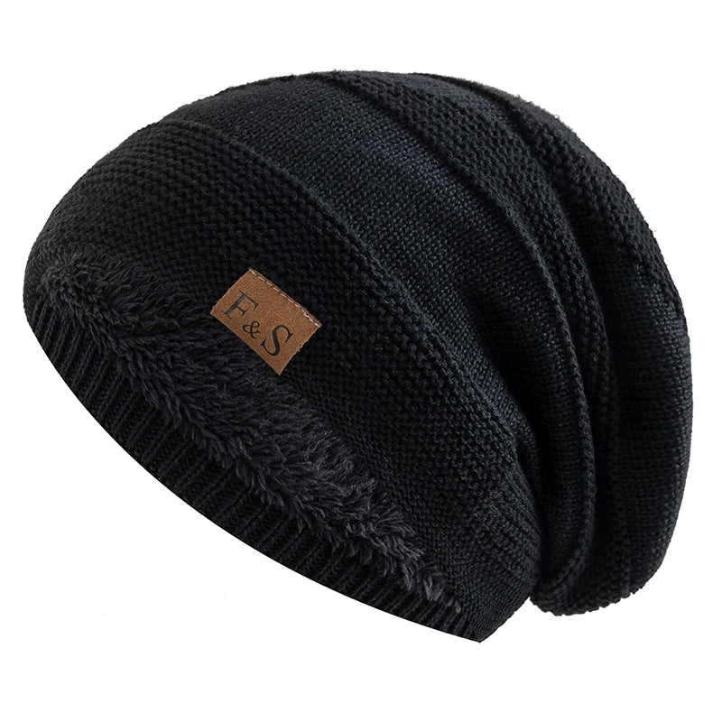 Bonnet décontracté doublé de fourrure - Modèle Mixte