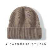 Bonnet en cachemire mixte