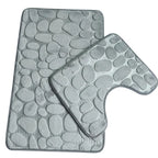 Set de 3 Tapis de Bain Ultra Doux & Antidérapants