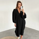 Robe ample décontractée manche ballon - Collection 2023
