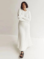 Robe longue plissée - Collection Automne 2023