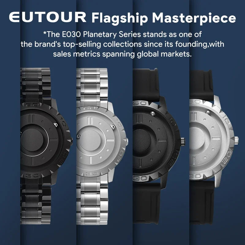 Montre Design TIMELESS avec Billes Magnétiques