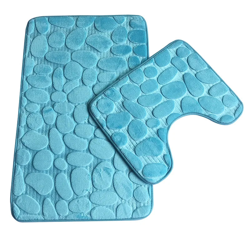Set de 3 Tapis de Bain Ultra Doux & Antidérapants