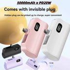Mini Batterie Capsule 5000mAh à Charge Rapide 20W