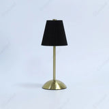 Lampe de Chevet LED Tactile - Abat-Jour Plissé