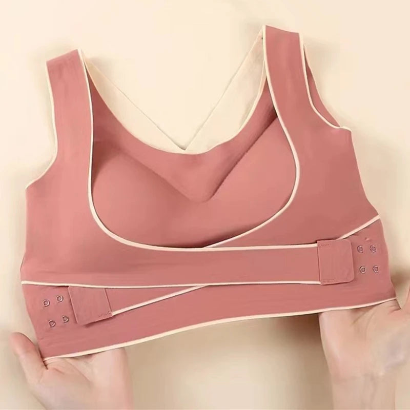 Brassière 100% Maintien dorsal et poitrine - Agrafes avant