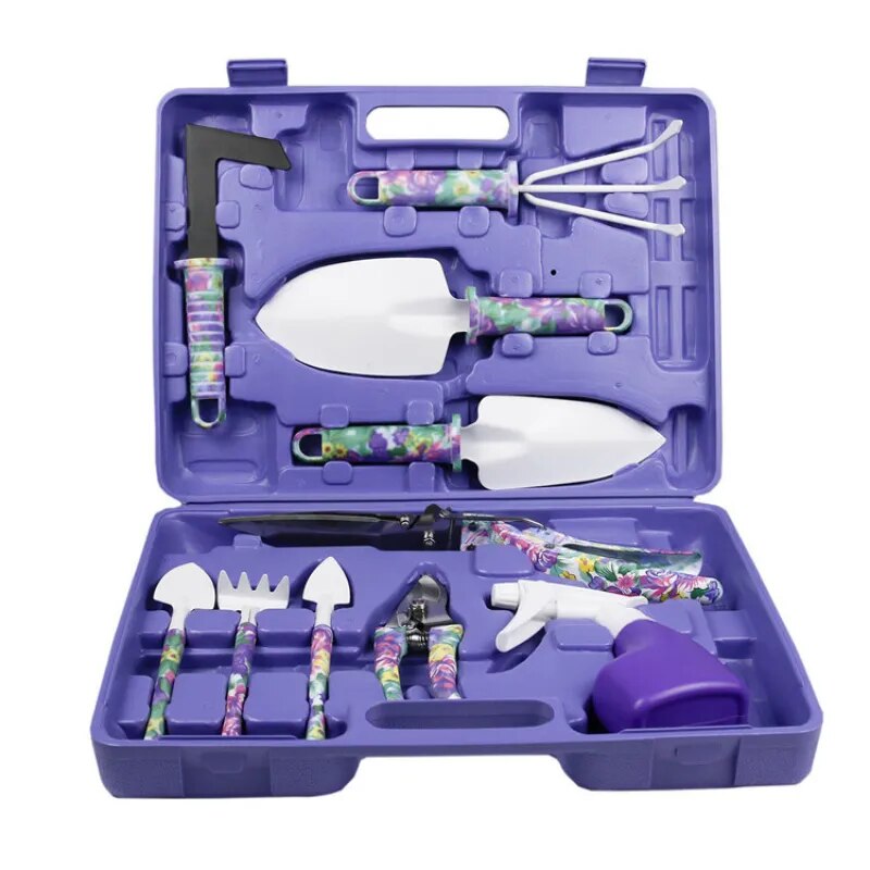 Ensemble d'outils de jardinage - 10 pièces