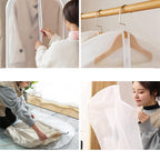 2 x housse de vêtement transparente