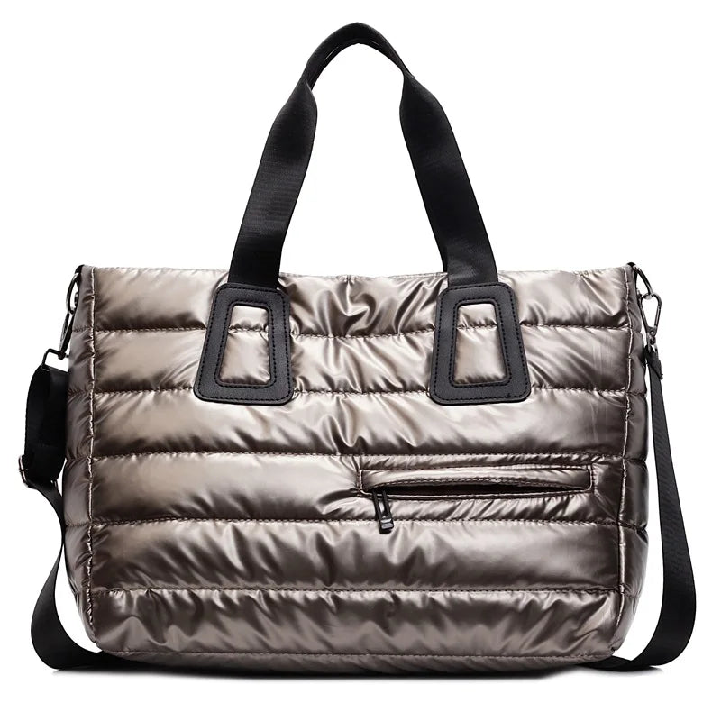 Sac Grande Capacité Matelassé Métallique Imperméable