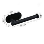 Support Papier Toilette Mural Sans Perçage en Acier Inoxydable - Lot de 2