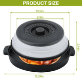 Cloche pour Micro-Ondes 2 en 1 Pliable