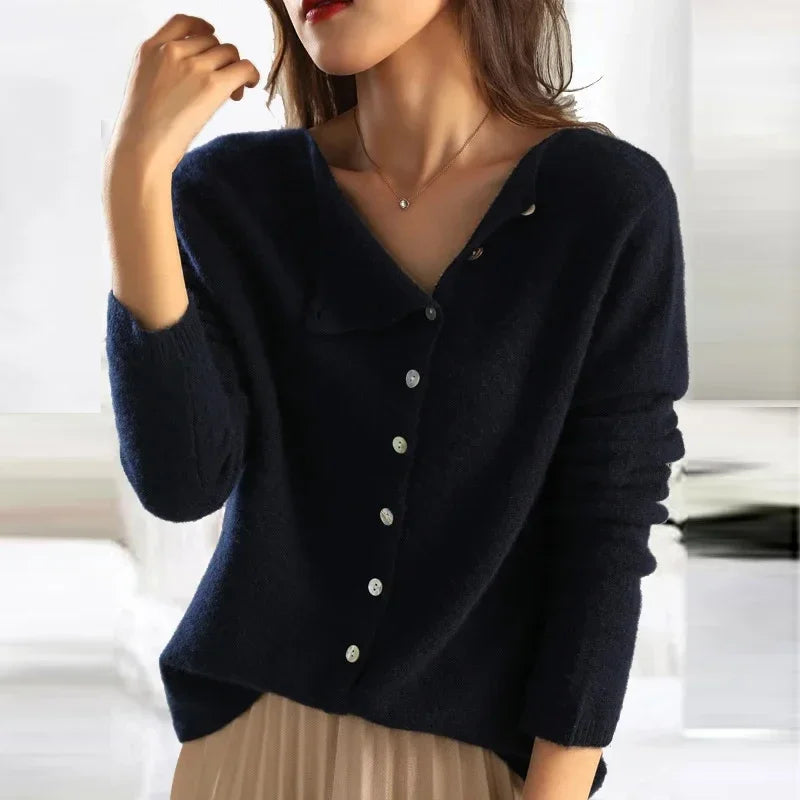 Cardigan à maille pour Femme - Boutons déstructurés