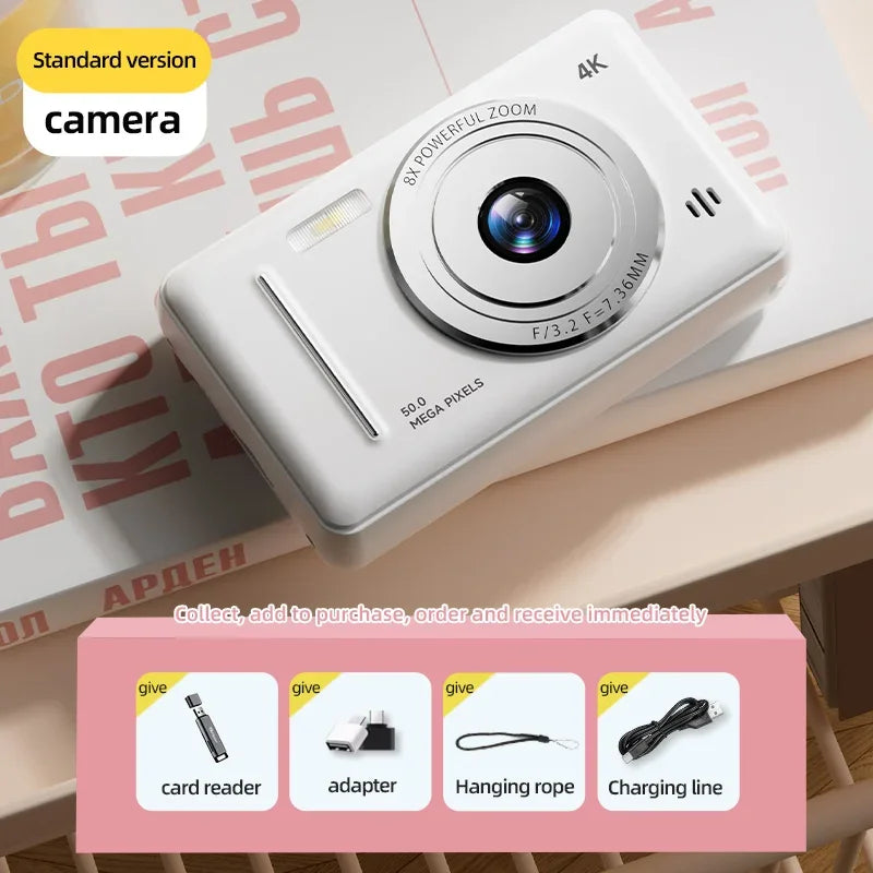 Appareil Photo Numérique 4K – 50MP Ultra Net + Carte SD 64Gb OFFERTE