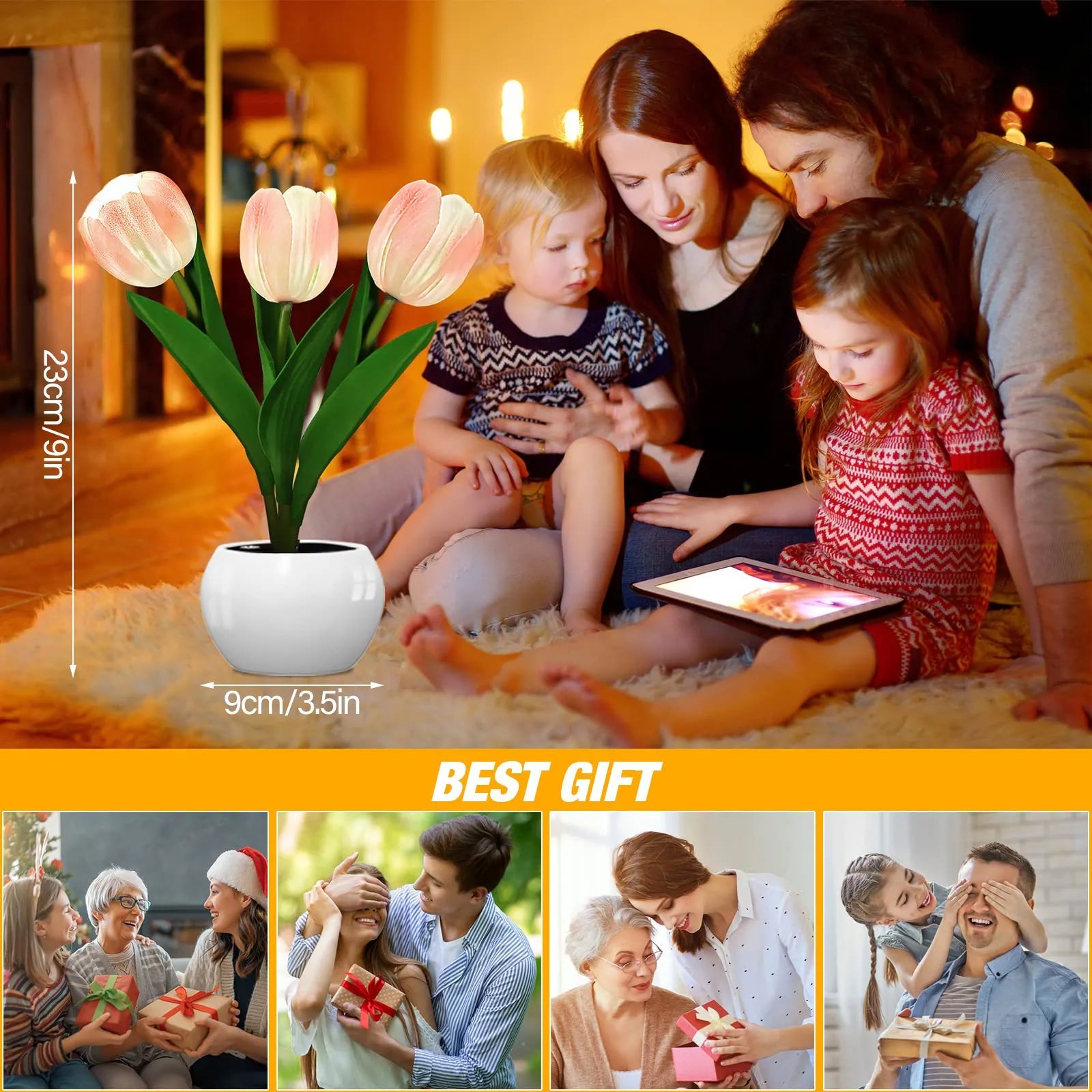 Lampe Tulipe Pot de fleur