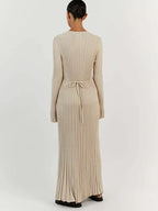 Robe longue plissée - Collection Automne 2023