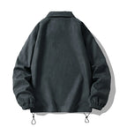 Blouson aviateur zippé à col montant pour homme