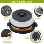 Cloche pour Micro-Ondes 2 en 1 Pliable