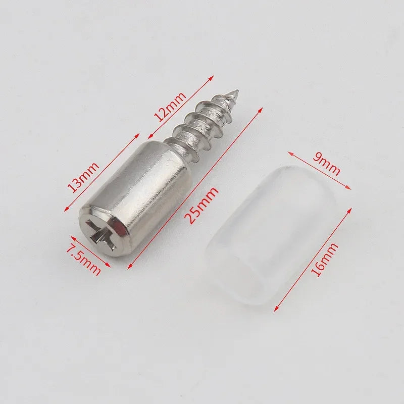 Support d'étagère Auto-Taraudeuse avec Couvercle Antidérapant (PACK DE 40 pièces)