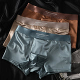 Lot de 3 Boxers en Soie glacée Doux & Respirants