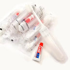 Lot de 5PCS de Mini Brosses à Dents de Voyage - Dentifrice Inclus