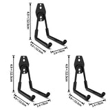 Lot de 2 Crochets Muraux Ultra-Résistants pour Garage + 1 OFFERT