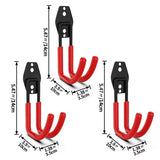 Lot de 2 Crochets Muraux Ultra-Résistants pour Garage + 1 OFFERT