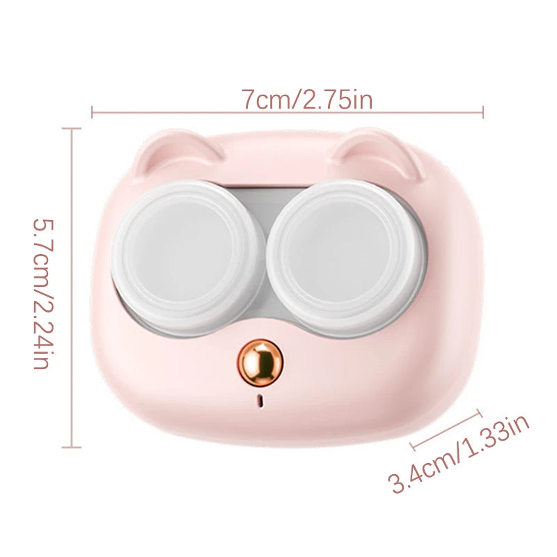 Nettoyeur ulrtrasonique de lentilles de contact + 6 boîtes OFFERTES