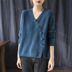 Pull avec maille - Détails petits noeuds