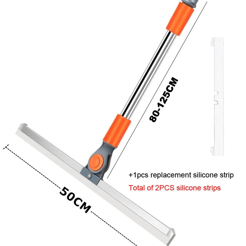 Balai grattoir magique en Silicone - Sols, murs et vitres