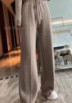 Pantalon large en laine pour femme - Collection Hiver 2023