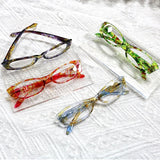 Lunettes de lecture pour presbyte à Motif floral - Étuit OFFERT
