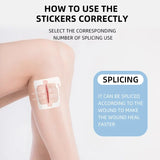 2x Pansements de Suture pour Plaie à Glissière