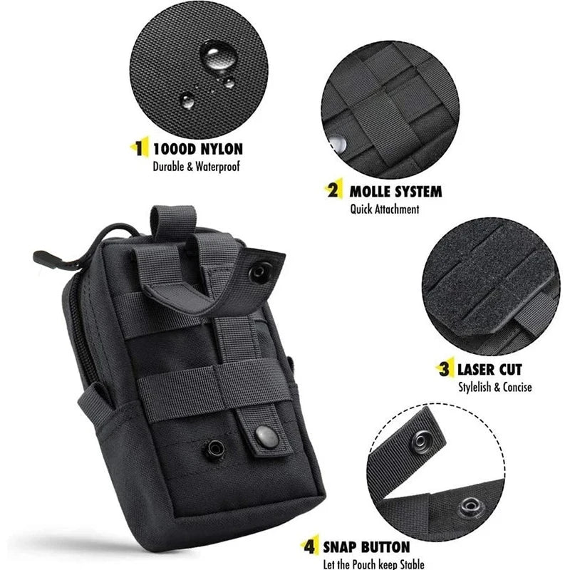 Sacoche de ceinture Militaire en Nylon ULTRA Résistant