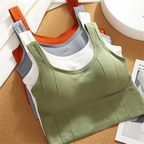Brassière de Sport Sans Couture Maintien Optimal