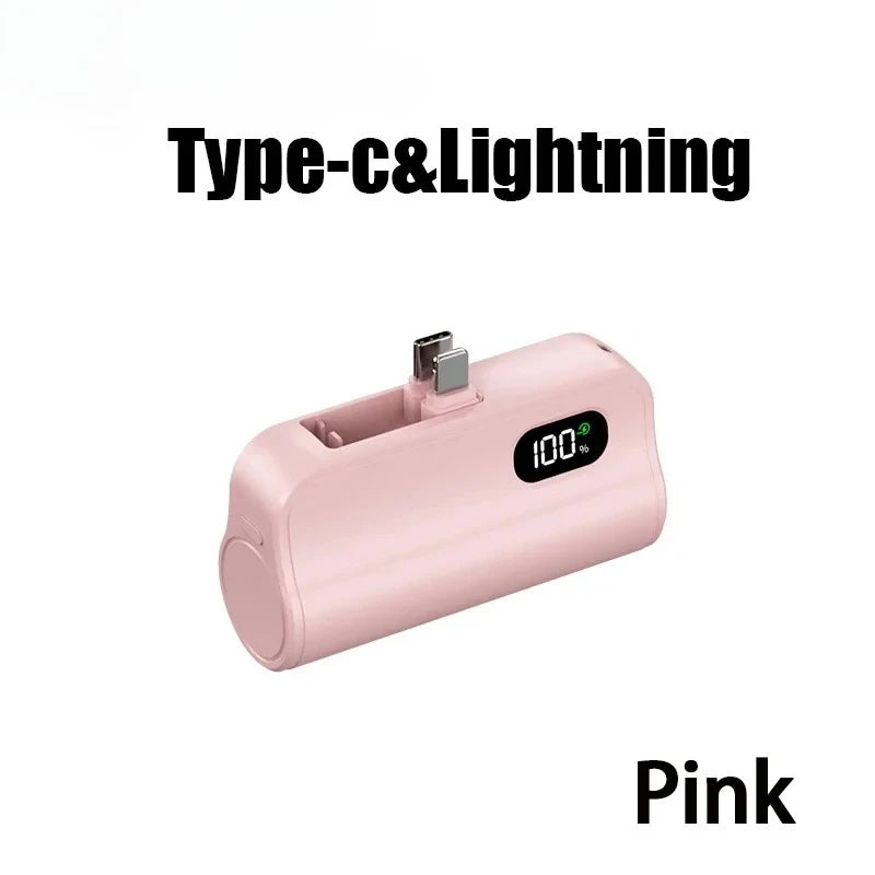 Mini Batterie Capsule 5000mAh à Charge Rapide 20W
