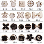 Ensemble de Boutons de Broche en Perles (20 pièces)