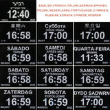 Horloge Digitale Grand Écran et 12 alarmes – Rappel Médical Senior