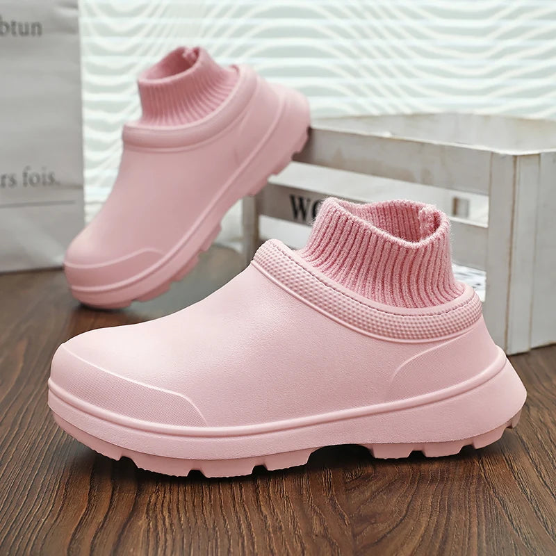 Chaussons d'extérieur imperméable polaire
