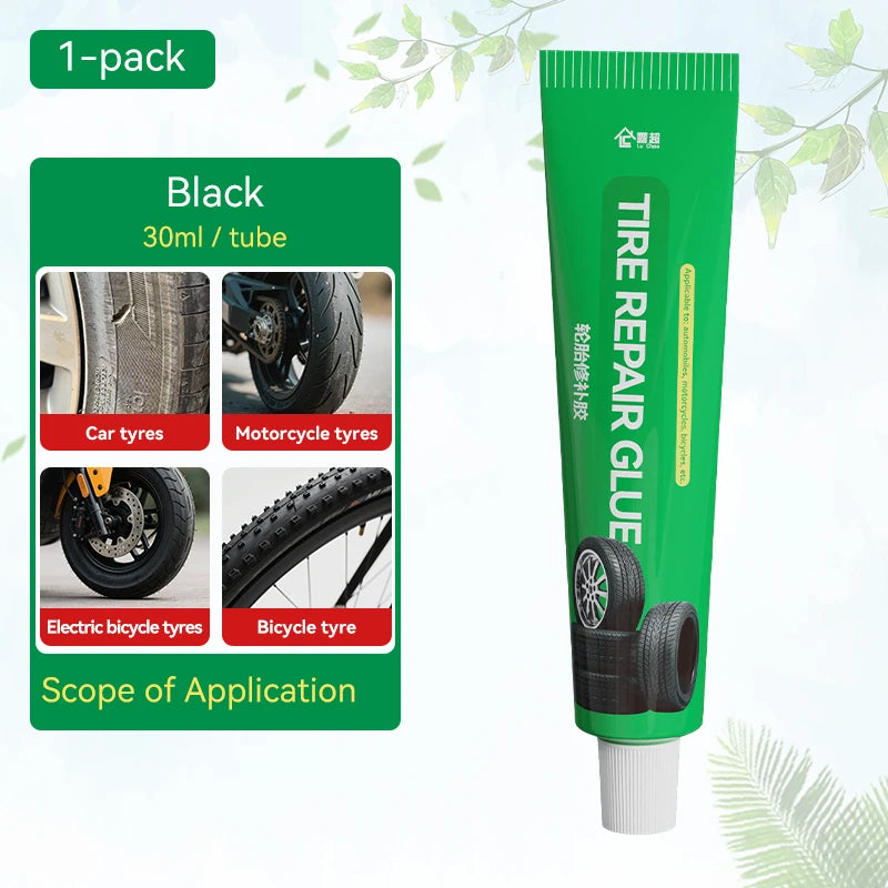 2x Colle de Réparation de Pneus Haute Température - Adhésif Étanche