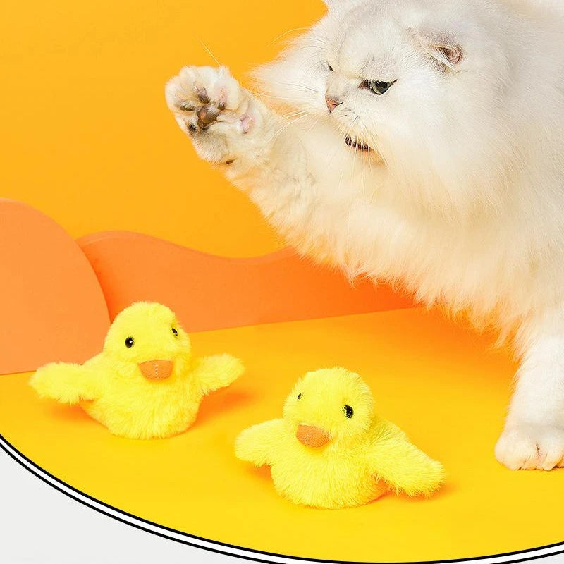 Poussin remuant - Jouet intéractif rechargeable pour Chat