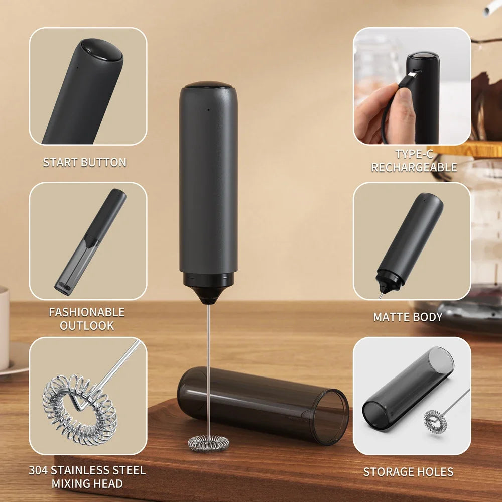 Mousseur à Lait Électrique Smart Pro Rechargeable