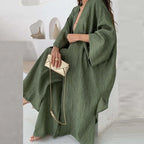 Ensemble 2PCS en crepon Chic & Cosy - Cardigan & Pantalon