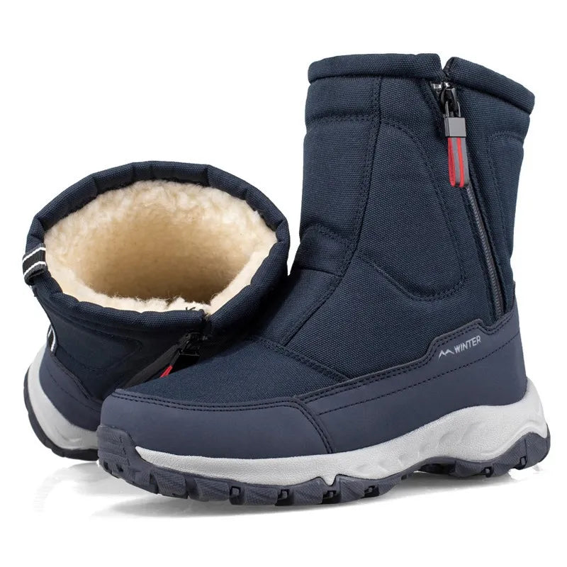 Bottes de neige Polaire mi-mollet - Fermeture Zip