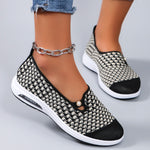 Chaussures Plates Femme Tissu Aéré – Grand Confort